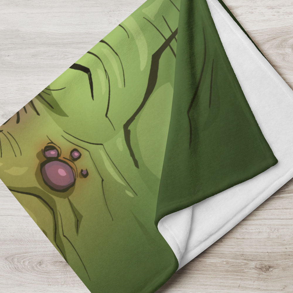 Green Meanie - 50"×60" Throw Blanket