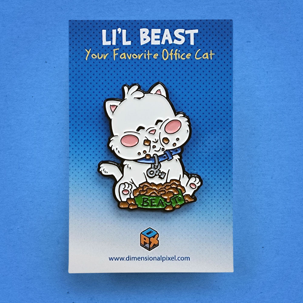 Li'l Beast - Lunchtime Enamel Pin