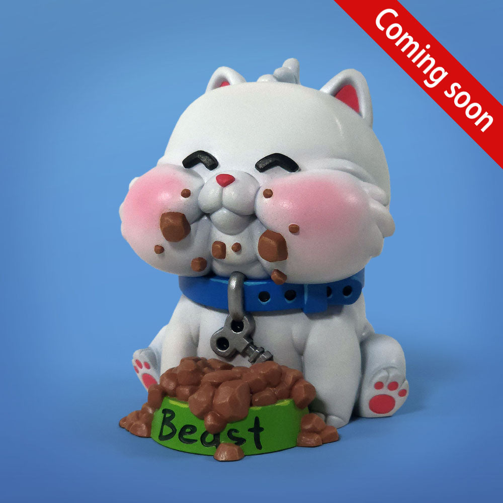 Li'l Beast - Lunchtime Resin Figure - Painted