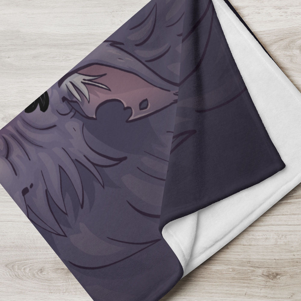 Wolfie - 50"×60" Throw Blanket