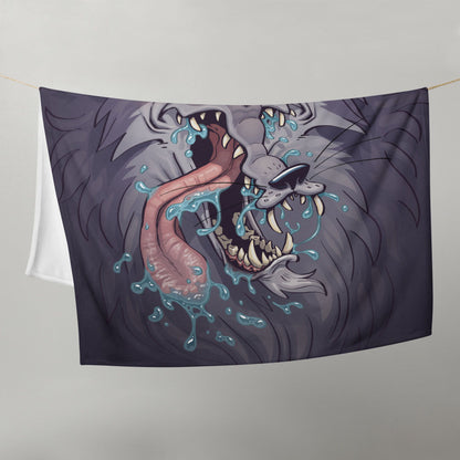 Wolfie - 50"×60" Throw Blanket