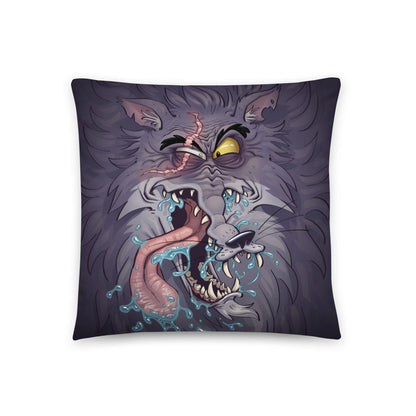 Wolfie - 18" Throw Pillow